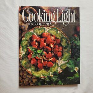 Vintage 1991 Cooking Light Recipes Cookbook Hardcover- Cook Book- healthy recipe